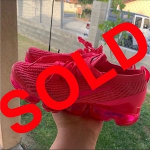 Nike Air VaporMax Flyknit 3 Triple Pink (W)